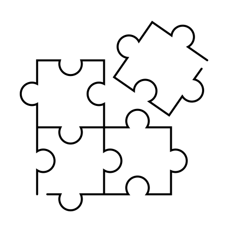 Black and white illustration of a resting cat caught in a beam of light with eyes closed