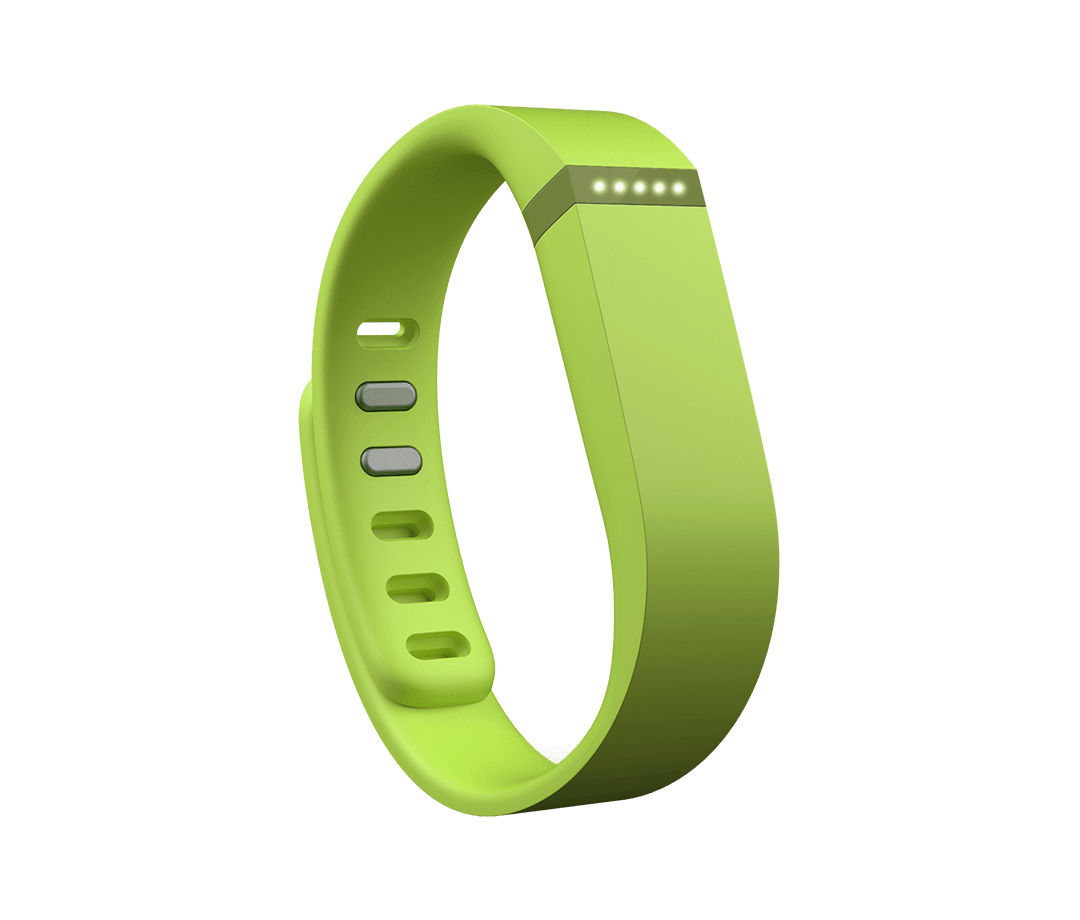The Fitbit Flex captures various physiological data points. In our study, we measured our participants' step counts and transmitted them to LIFX light bulbs for responsive lighting adjustments.